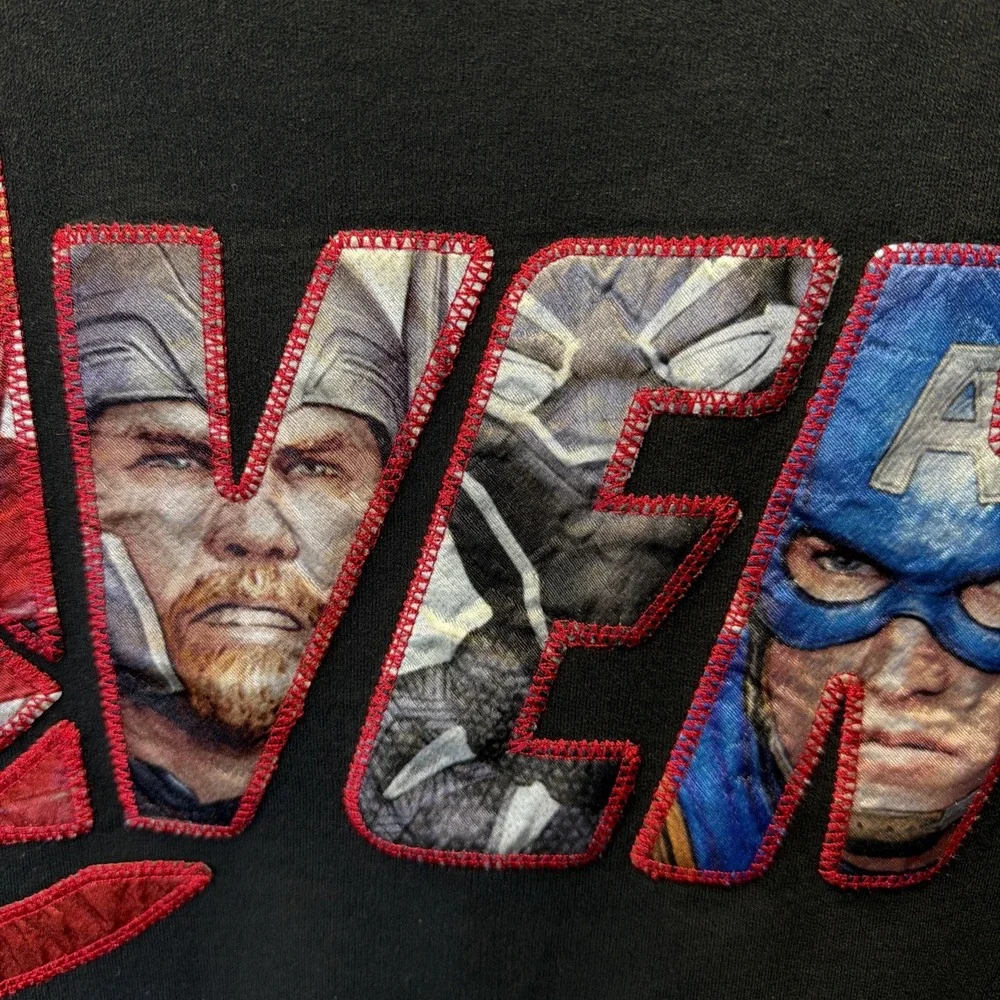 Disney Parks Marvel Avengers Long‎ Sleeve Top for Adults S Embroidered Pullover